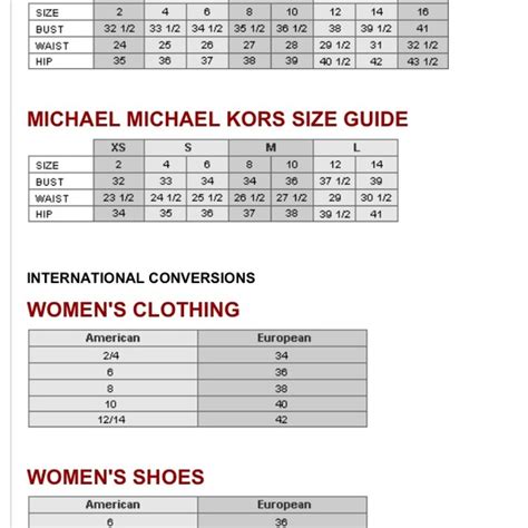 michael kors shoes wide width|michael kors jeans size chart.